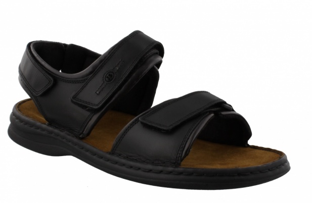 Josef Seibel Rafe Sandal Black and Brown